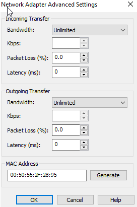 Network Adapter Ayarları